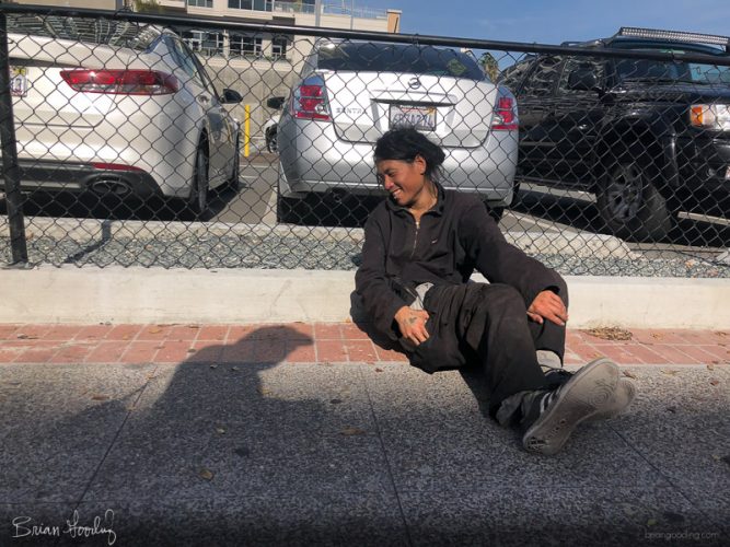 San Diego - homeless happy